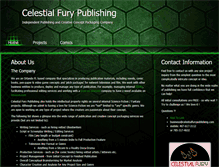 Tablet Screenshot of celestialfurypublishing.com
